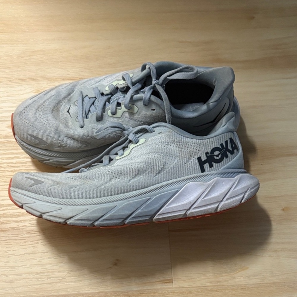 Hoka women’s Light Gray Athletic Shoes